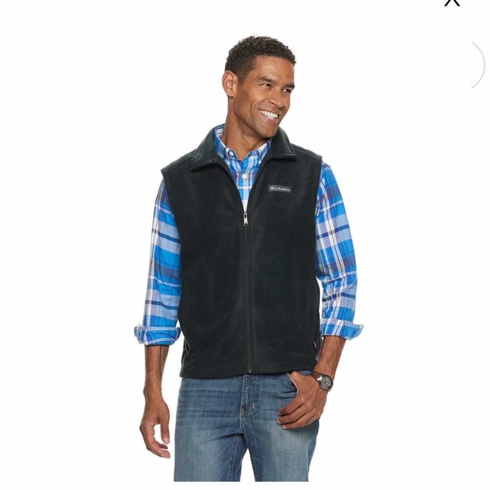 Columbia Fleece Full Zip Fleece Vest
Mens Medium Black